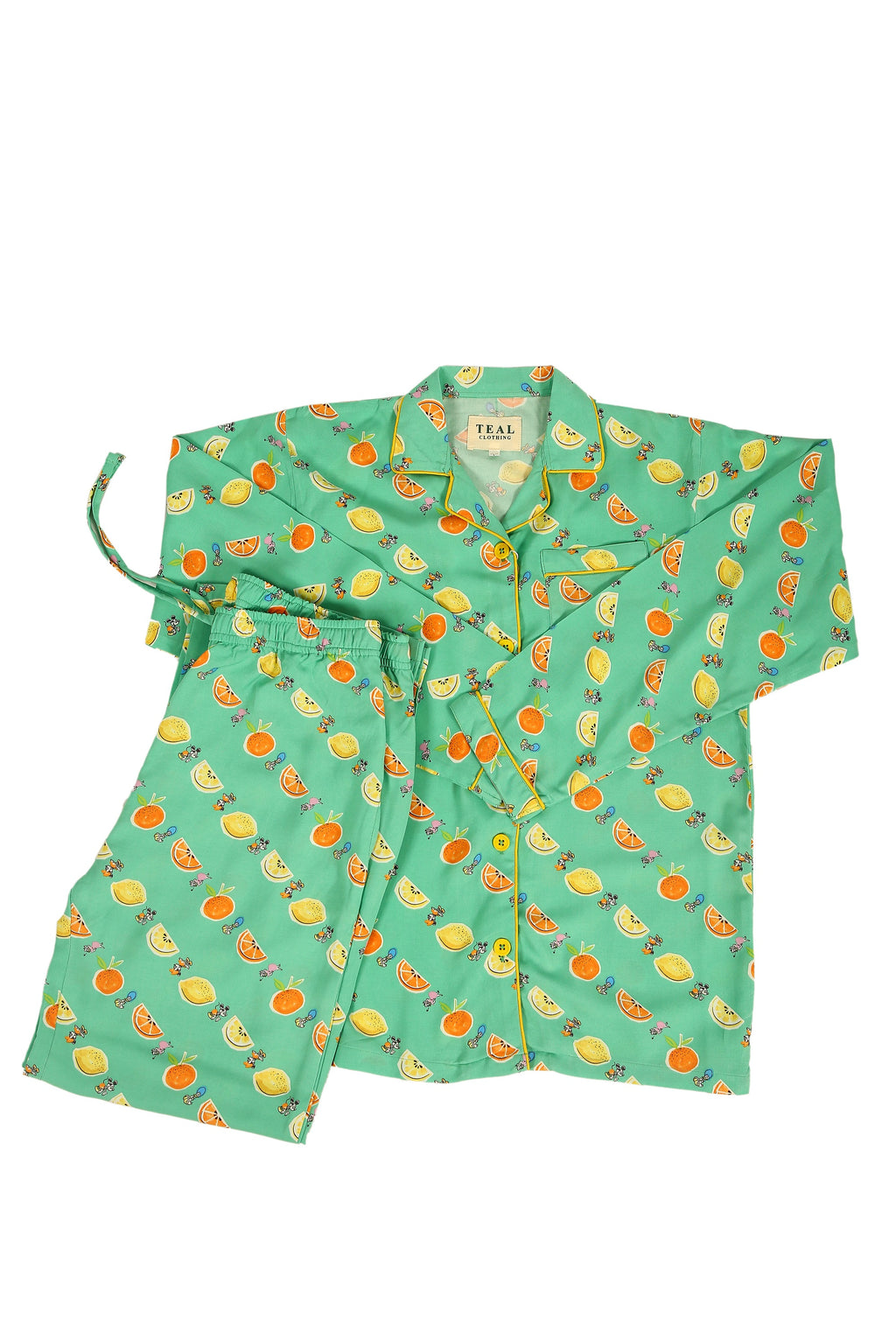 Mint Citrus Night Suit