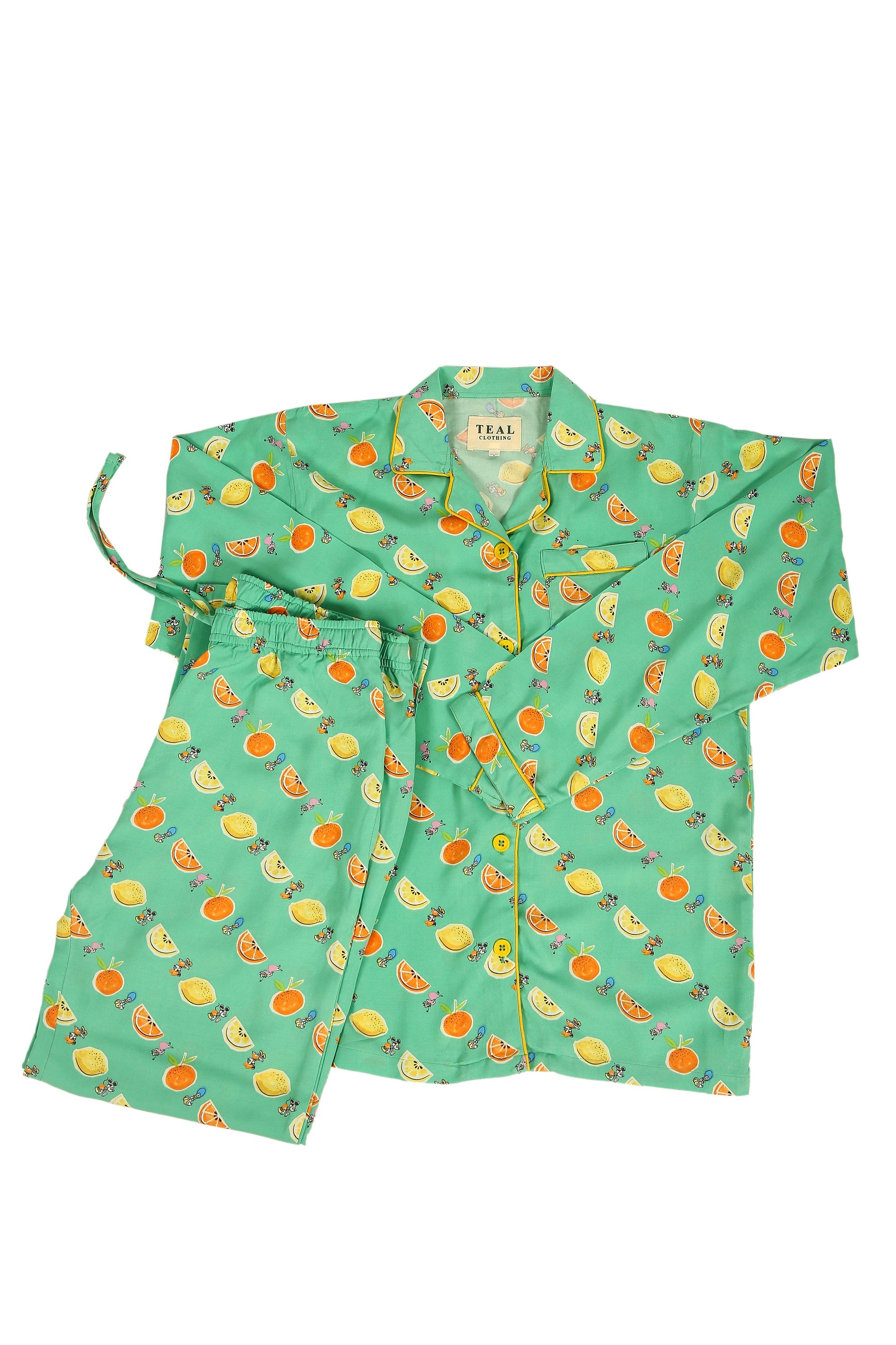 Mint Citrus Night Suit