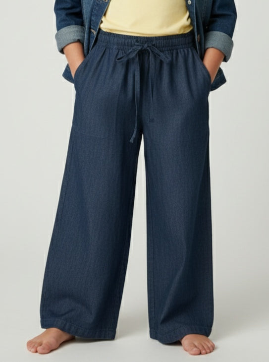 Denim Straight Trouser